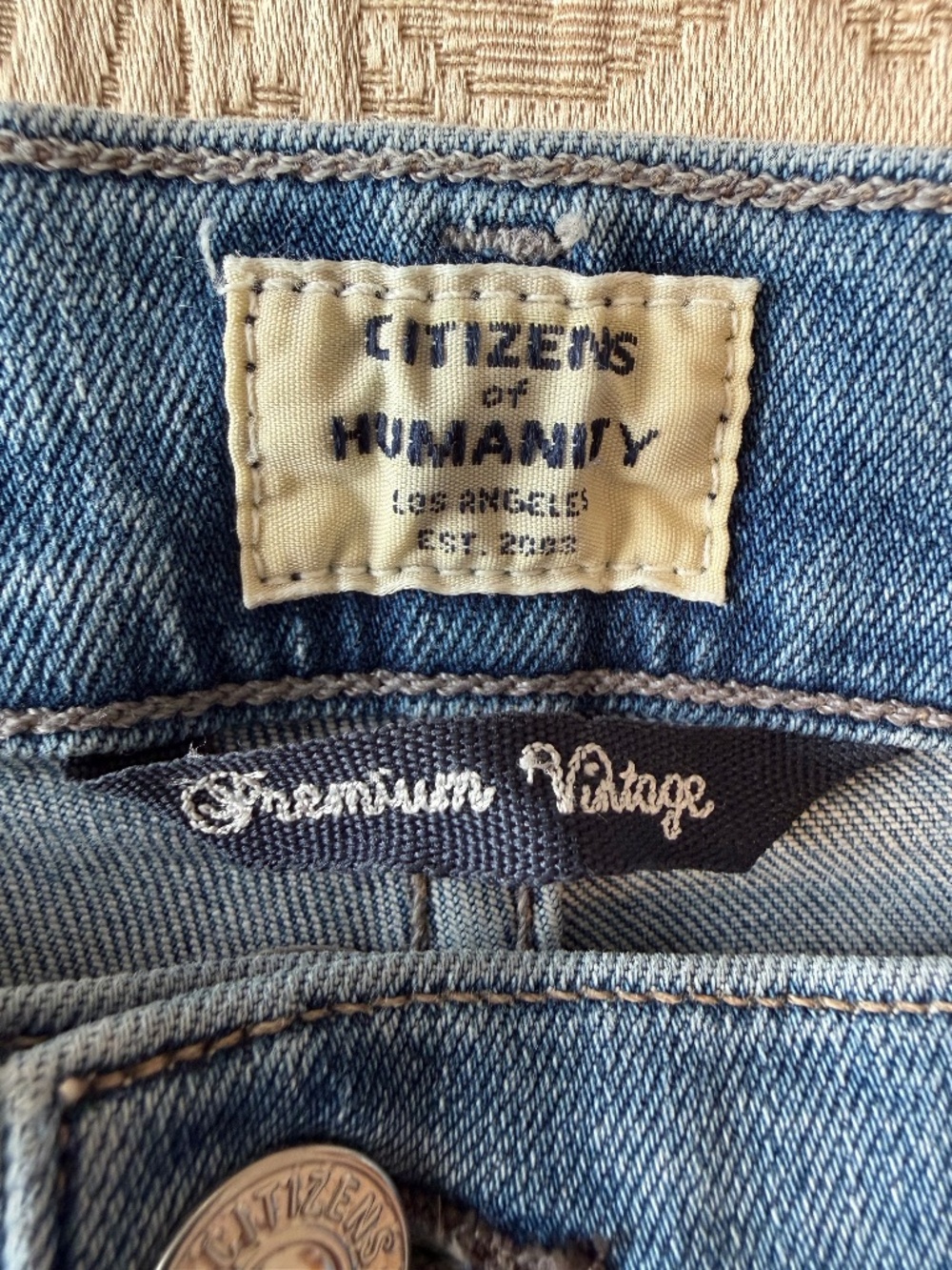 CITIZENS OF HUMANITY denim Size 31 Premium vintage ROCKET high rise skinny jean.